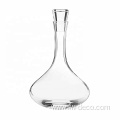 custom transparent glass wine decanter with glass stopper